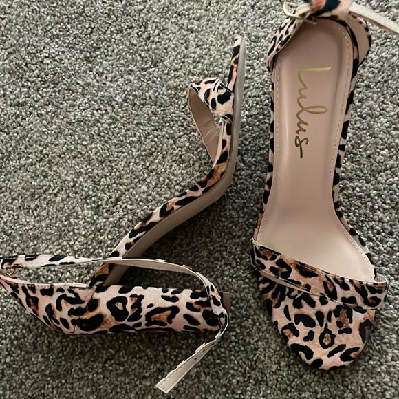 Lulus Leopard Print Heels - Picture 2 of 3
